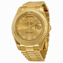 Rolex  Day-Date II 218238CDP Champagne Watch