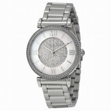 Michael Kors  MK3355 Silver Crystal Pave Watch