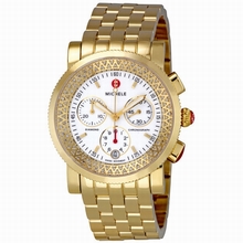 Michele  MWW01C000043 Gold-Plated Stainless Steel Watch