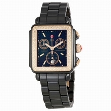 Michele  MWW06F000008 Black Mother of Pearl Watch