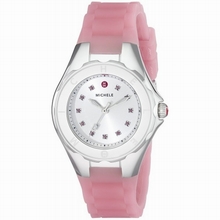 Michele  MWW12P000008 Sunray Silver White with Topaz Stones Watch