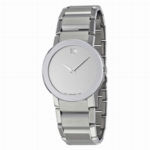 Movado  Sapphire 0606093 Silver Mirror Watch