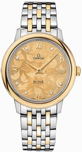 Omega  424.20.33.60.58.001 Champagne with diamonds Watch