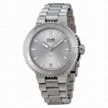 Oris  Aquis 01 733 7652 4141-07 8 18 01P Silver Watch