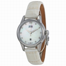   Artelier 01 561 7687 4091-07 5 14 67FC White Mother of Pearl Watch