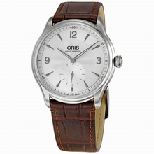   Artelier 396-7580-4051LS Silver Guilloche Watch