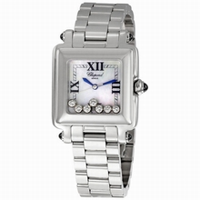 Chopard  Happy Sport 278349-3006MOP Mother of Pearl with 7 Floating Diamonds Watch