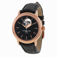 Raymond Weil  RW-2827-PC5-20001 Black Skeletal Display Watch