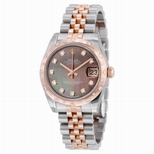 Rolex  178341BKMDJ Stainless Steel and 18K Everose Gold Watch