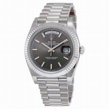 Rolex  228239RSSP Dark Rhodium Stripe Motif Watch