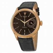 Rolex  Cellini 50515BKSBKL 18kt Everose Gold Watch