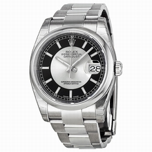 Rolex  Datejust 116200-BKRSO Black and Grey Watch