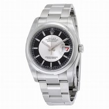Rolex  Datejust 116200SBKSO Silver and Black Watch