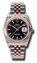 Rolex  Datejust 116201BKSJ Swiss Made Watch
