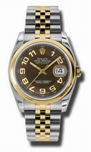 Rolex  Datejust 116203BRAJ Brown Watch