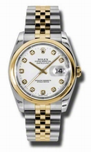 Rolex  Datejust 116203WDJ Stainless Steel and 18K Yellow Gold Watch