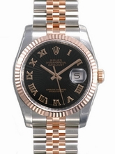 Rolex  Datejust 116231BKSBRJ Swiss Made Watch