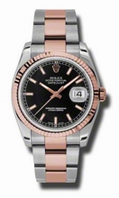 Rolex  Datejust 116231BKSO Black Watch