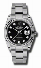 Rolex  Datejust 116234BKDO Ladies Watch