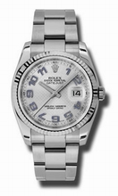 Rolex  Datejust 116234SDBLAO Stainless Steel and White Gold Watch