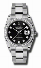 Rolex  Datejust 116244BKDO Swiss Made Watch