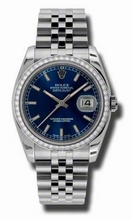 Rolex  Datejust 116244BLSJ Stainless Steel Watch