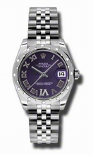 Rolex  Datejust 178344PRDJ Purple Watch