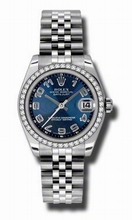Rolex  Datejust 178384BLCAJ Blue Concentric Watch