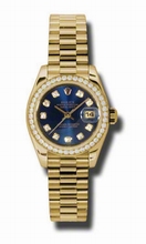 Rolex  Datejust 179138BLDP Yellow Gold Watch