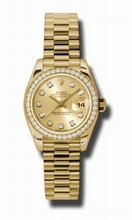 Rolex  Datejust 179138CDP Yellow Gold Watch