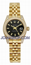 Rolex  Datejust 179158BKSJ Ladies Watch