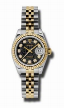 Rolex  Datejust 179173BKJDJ Ladies Watch