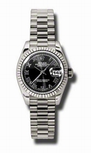 Rolex  Datejust 179179BKRP White Gold Watch
