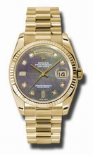 Rolex  Day-Date 118238BKMDP Dark Mother of Pearl Watch