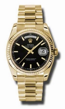Rolex  Day-Date 118238BKSP 18kt Yellow Gold Watch
