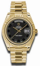 Rolex  Day-Date II 218238BKCAP 18kt Yellow Gold Watch