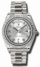 Rolex  Day-Date II 218239SDP 18kt White Gold Watch