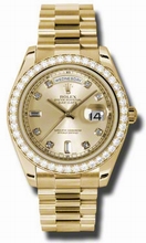 Rolex  Day-Date II 218348CDP 18kt Yellow Gold Watch