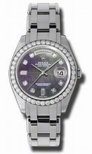 Rolex  Day-Date Masterpiece 18946BKMDPM dark mother of pearl Watch