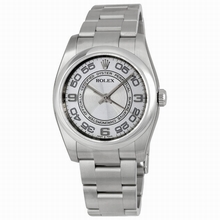 Rolex  Oyster Perpetual No Date 116000SCAO Silver Watch
