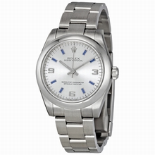Rolex  Oyster Perpetual No Date 177200SABLSO Silver Watch