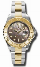 Rolex  Yacht-Master 168623BMSO Black Mother of Pearl Watch
