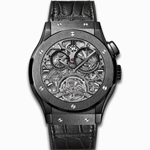 Hublot  506.CM.0140.LR Polished and Satin-finished Black Ceramic Watch