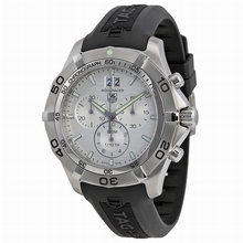 Tag Heuer  Aquaracer CAF101F.FT8011 Silver Guilloche Watch
