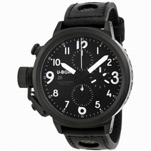 U-Boat  Flightdeck 6253 Black Ion-plated Stainless Steel Watch
