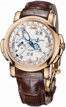 Ulysse Nardin  GMT Perpetual 322-66-91 Automatic Watch