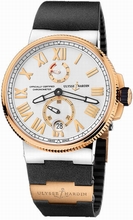 Ulysse Nardin  Marine 1185-122-3-41 18k Rose Gold and stainless steel Watch