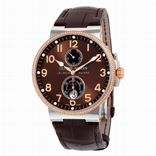 Ulysse Nardin  Maxi Marine 265-66-BROWN Stainless Steel and Watch