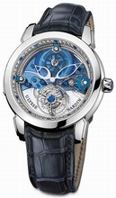 Ulysse Nardin  Royal Blue 799-80 Blue With 48 Diamonds (approx. 0.66 ct) and 12 blu Watch