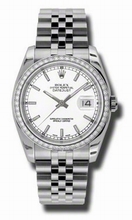 Rolex  Datejust 116244WSJ White Watch